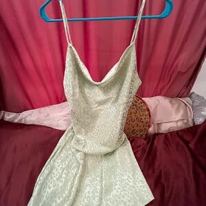 3+1 Audrey Mini Dress in Light Green